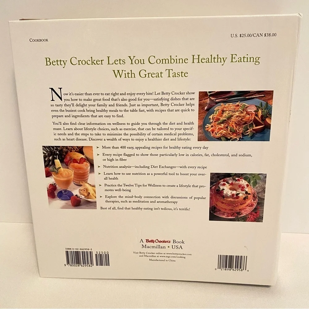 Betty Crocker's Healthy New Choices A Fresh Approach To Eating Well Cookbook